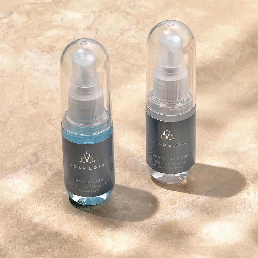 Cosmedix Увлажняющий дуэт с экстрактом яблока и клюквы Hydrating Mist Kit