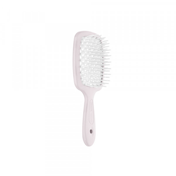 Janeke Щётка маленькая цвет нежно-розовая с белым Small Superbrush