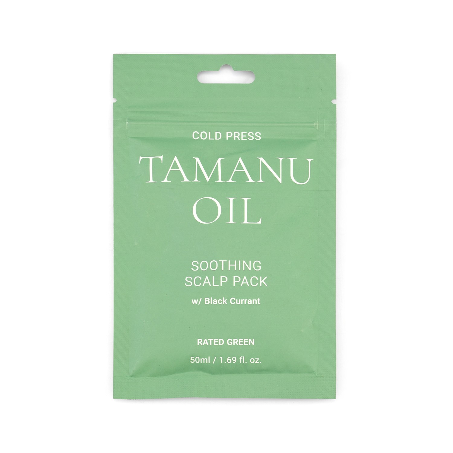 Rated Green Успокаивающая маска для кожи головы с маслом таману Tamanu Oil Soothing Scalp Pack With Black Currant