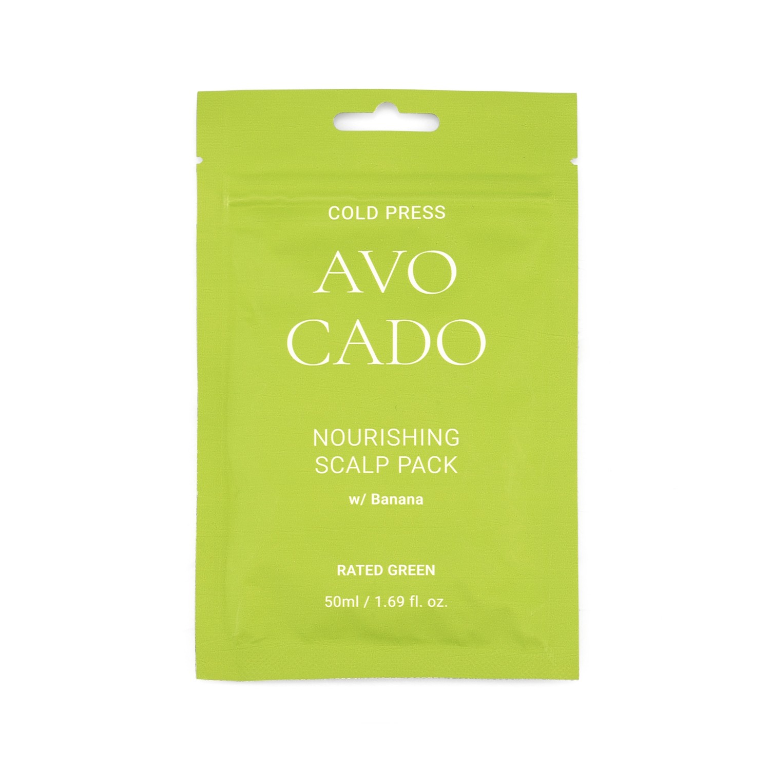 Rated Green Питательная маска для кожи головы с маслом авокадо и экстрактом банана Avocado Nourishing Scalp Pack With Banana