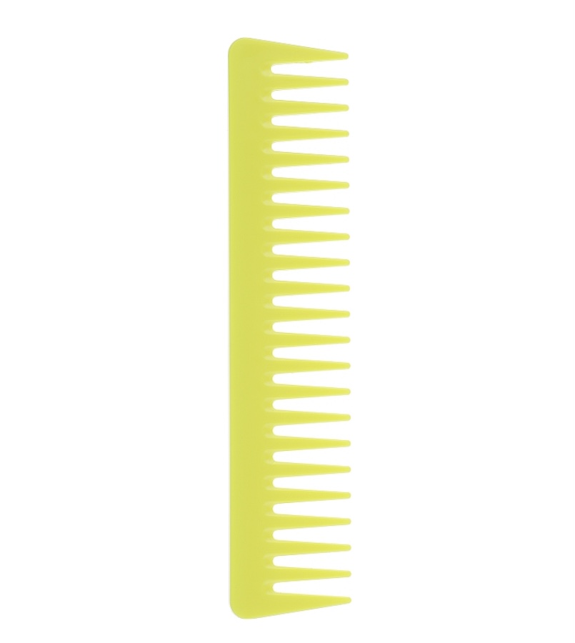 Janeke Гребешок для волос цвет желтый неон Supercomb Yellow Neon