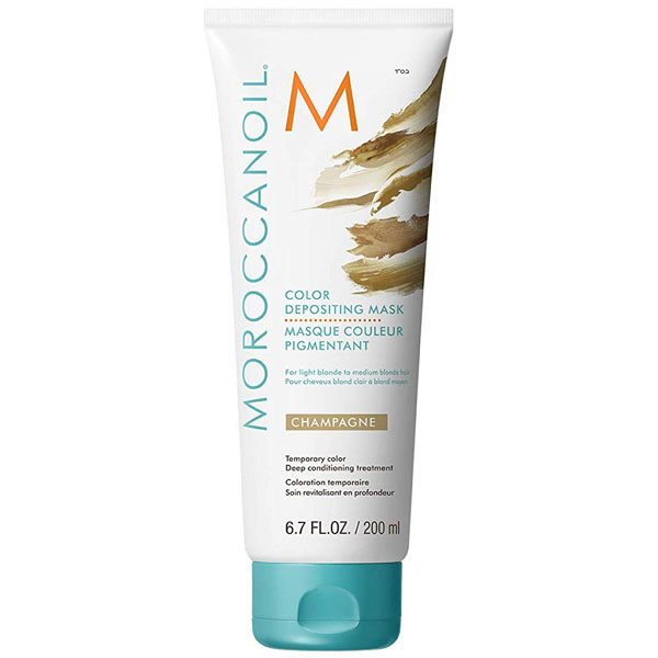Moroccanoil Маска для волос с эффектом золотого оттенка Color depositing mask champagne