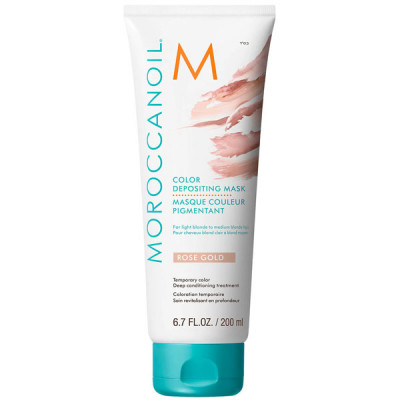 Moroccanoil Маска для волос с эффектом мягкого розового оттенка Color depositing mask rose gold