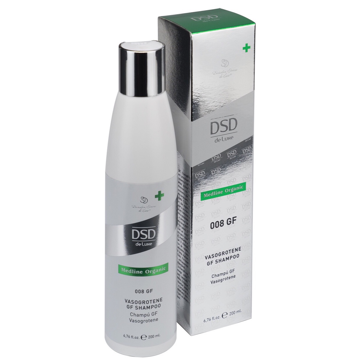 DSD de Luxe Шампунь с факторами роста 008 Medline organic vasogrotene Gf shampoo