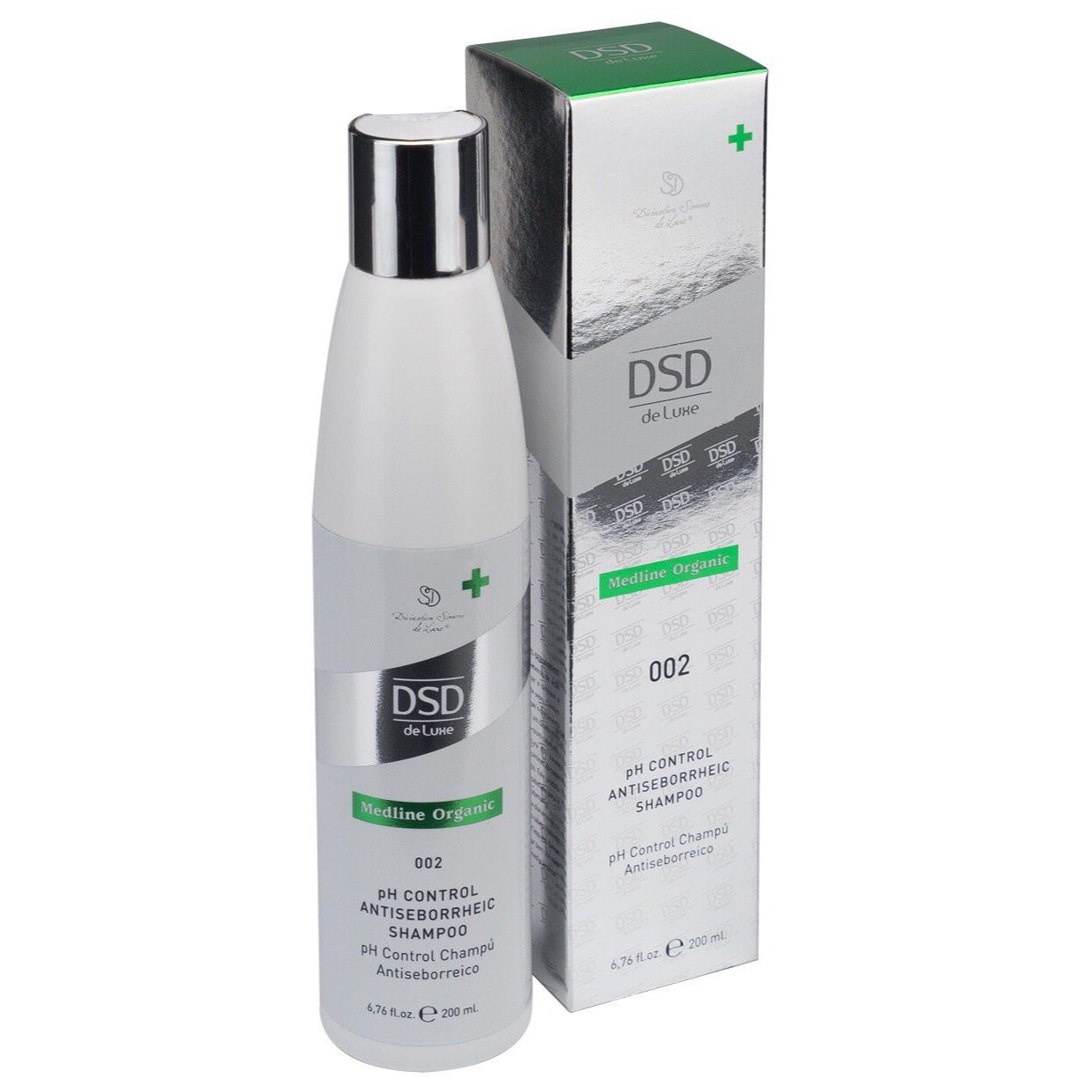 DSD de Luxe Антисеборейный шампунь 002 Medline organic pH control antiseborrheic shampoo