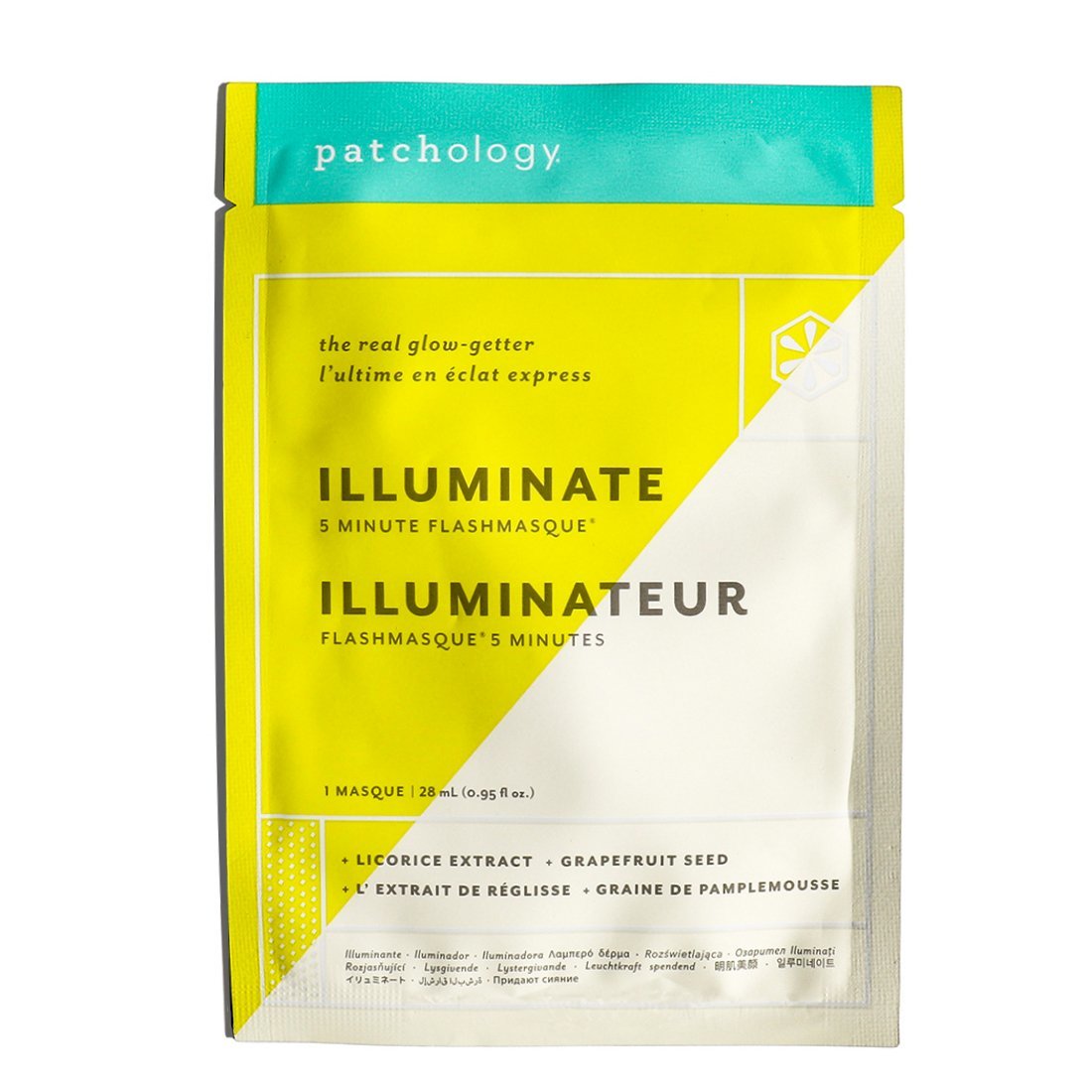 Patchology Маска для сияния кожи Flashmasque Illuminate 5 minute sheet mask