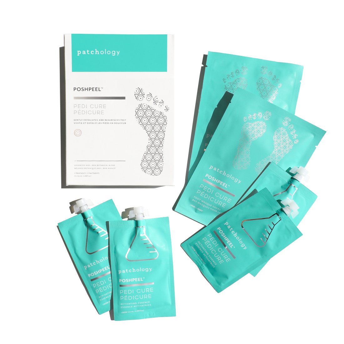 Patchology Отшелушивающий пилинг для ног Poshpeel pedi cure