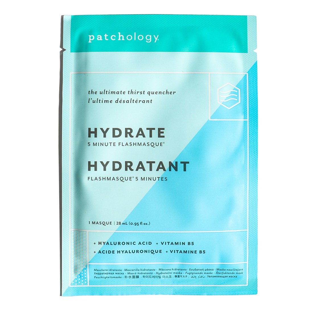 Patchology Маска для увлажнения кожи Flashmasque hydrate 5 minute sheet mask